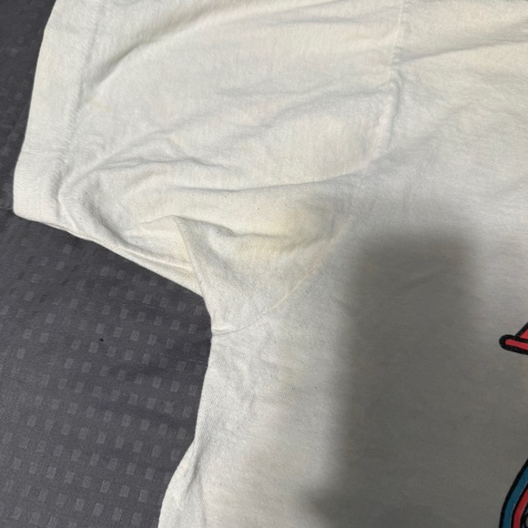 Vintage Get Stiff At Big Dick’s Pub T Shirt Men’s XL 1989 FAIR STAIN DISCOLORED - Picture 8 of 15